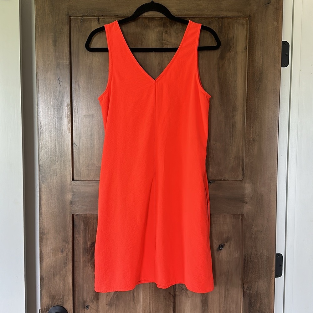 Halogen v neck orange dress - Picture 6 of 6